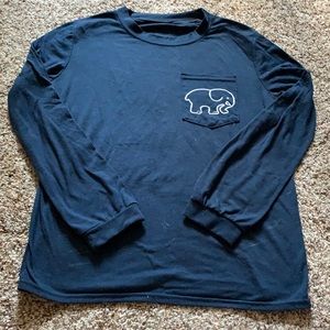 Ivory Ella Navy Blue Long Sleeve